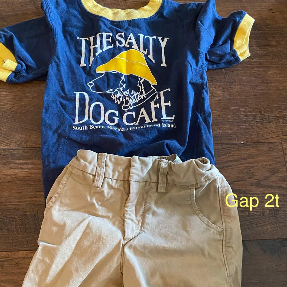 Salty Dog (not gap) and Gap Shorts 2T